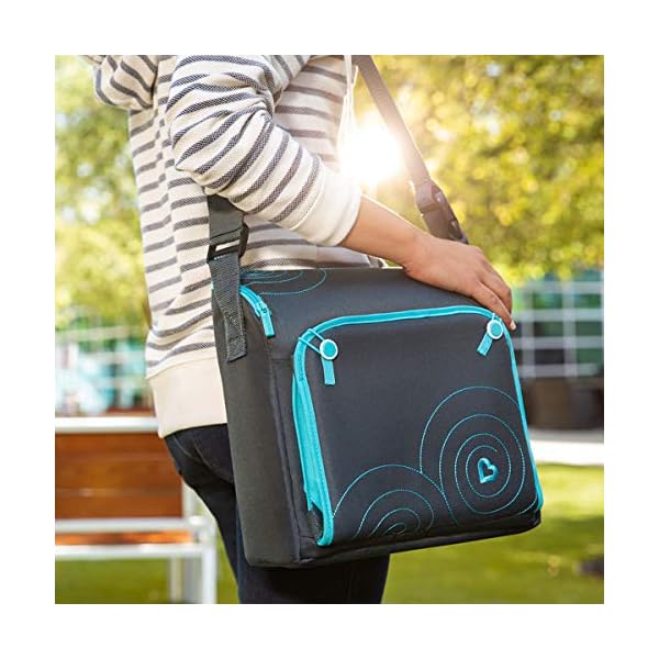 Brica by Munchkin Travel Booster Seat With Underseat Storage And Strap To Convert Into Handy Portable Carry Bag For… – Bild 9