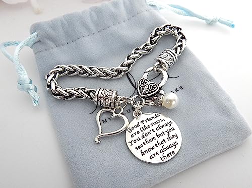 Sister Friendship Bracelet Sister Gift from Sister Birthday Gift A Sister is God's way of making sure we never walk alone, Sister Jewelry Gifts from Sister Christmas4