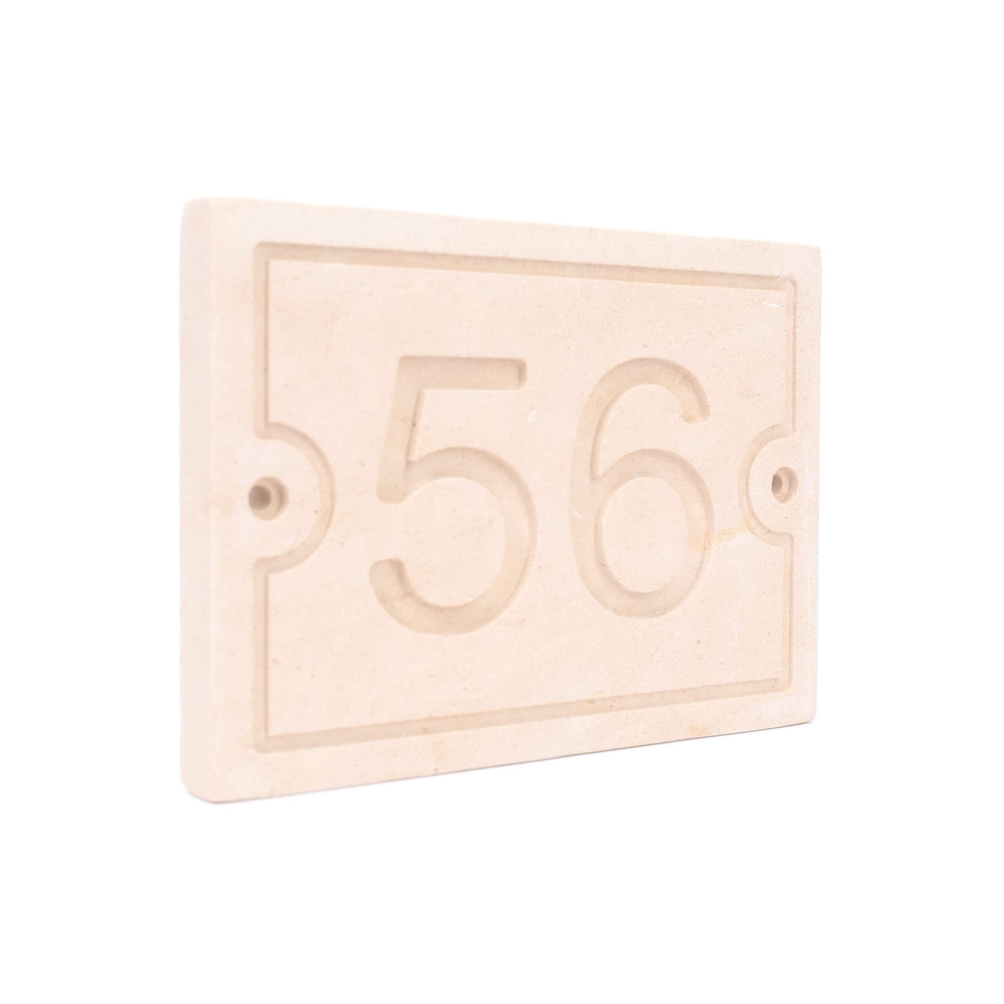 Numero civico esterno personalizzato in PIETRA LECCESE INTERNO CASA VILLA DECORAZIONE mod. POGGIARDO