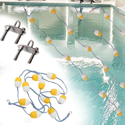 Corde de séparation pour piscine flottante pour éviter les chutes en zone profonde
