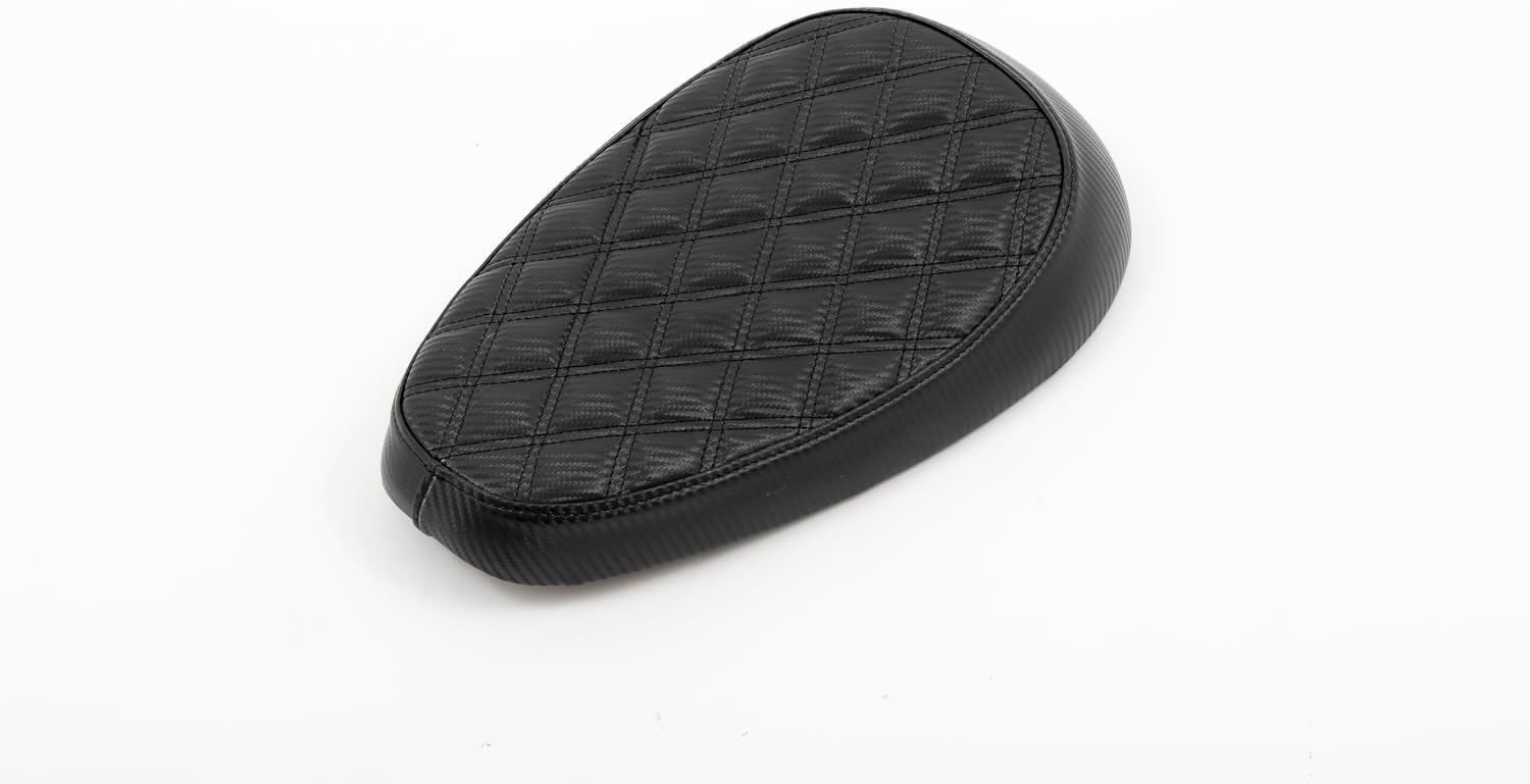 スーパーカブ C50 C70 C90 リトルカブ シート ダブルシート ロングシート 座席 こげ茶色 クロスステッチ柄 汎用品 315 互換品ホンダ 用 スーパーカブ カスタム バイク シート HONDA C50