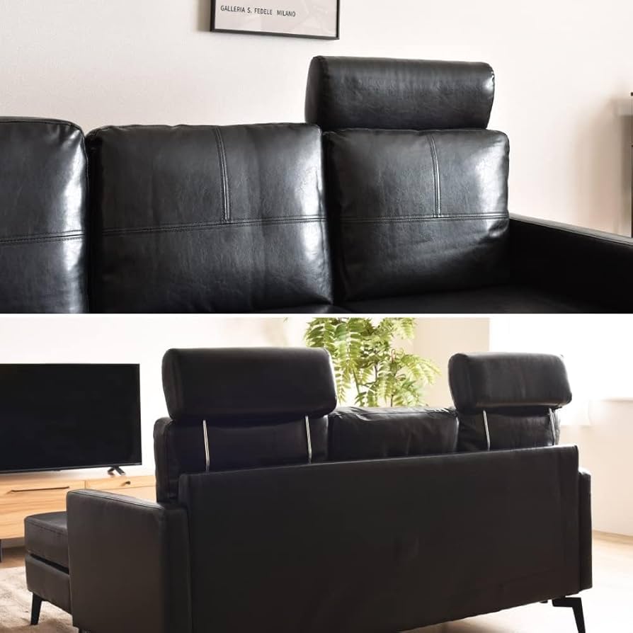 黒い合成皮革ソファベッド　広島引取限定 楽天市場】合成皮革（ソファベッド｜ソファ・ソファベッド