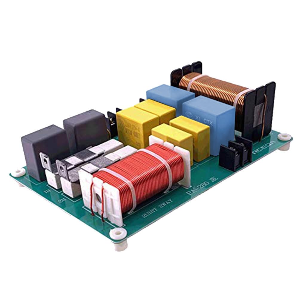 Persistence 1 Stück 800 W Hochtöner, Tieftöner, 2-Wege-Frequenzweiche, 2800 Hz, PA-280 Höhen-Bassteiler, Frequenzweiche, Frequenzweiche für 6–18 Bühnenlautsprecher