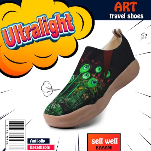 Men's Halloween Slip On Loafers Non-Slip Grip Party Walking Sneakers Lightweight Breathable Festival Comfort Shoes4