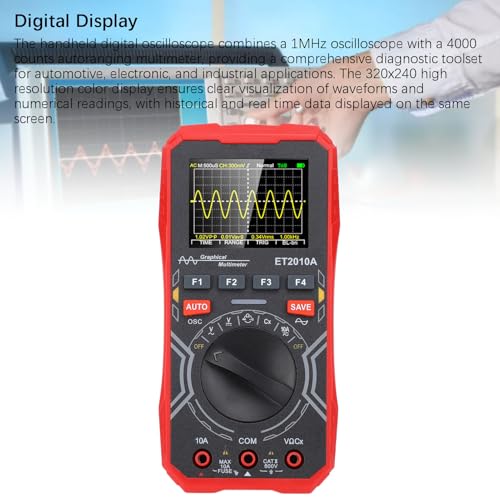 Oscilloscope multimètre portable écran 2,4 pouces boîtier ABS