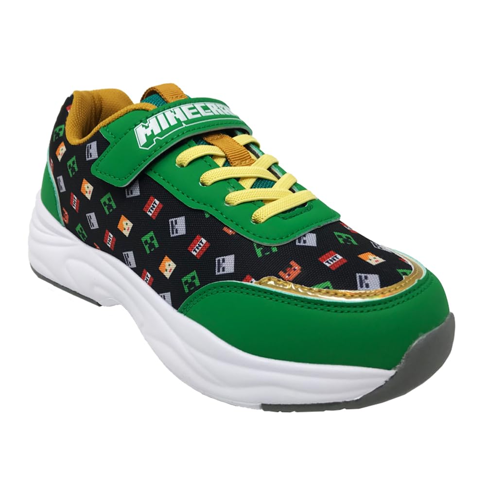Amazon | [マインクラフト] 総柄 スニーカー 運動靴 キッズ