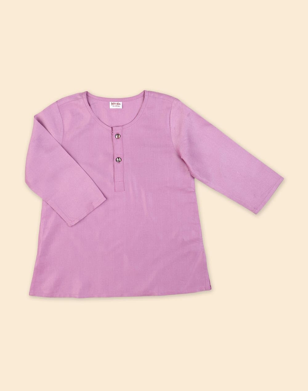 Fabindia Purple Viscose Blend 3Pc Kurta Set 3