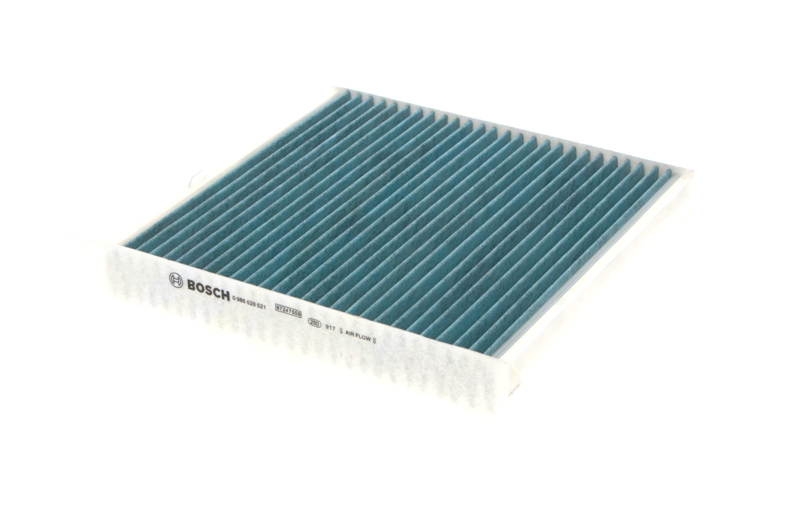Bosch A8521 - Filtre d'habitacle anti-odeurs et anti-bactérien Filter+ - filtre à poussière et à pollen
