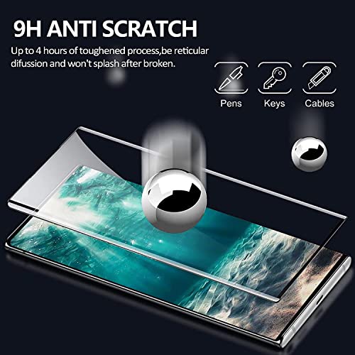 Image of STP FEEL Advanced Black Border Tempered Glass Screen Protector For Samsung Galaxy Note 10 (6.3Inch, Pack of 1) | Full Edge to Edge Screen Protector Guard Protector