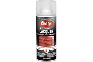 12 oz Krylon K07032777 Clear Specialty Lacquer Spray Finish, Gloss