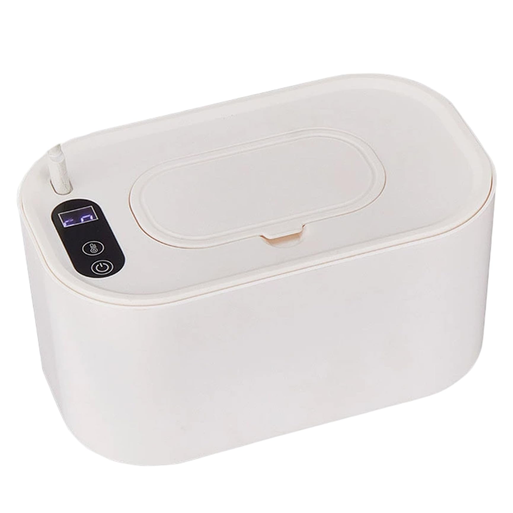 Chauffe-lingettes bébé 40-60 °C réglable silencieux écran LED distributeur USB portable
