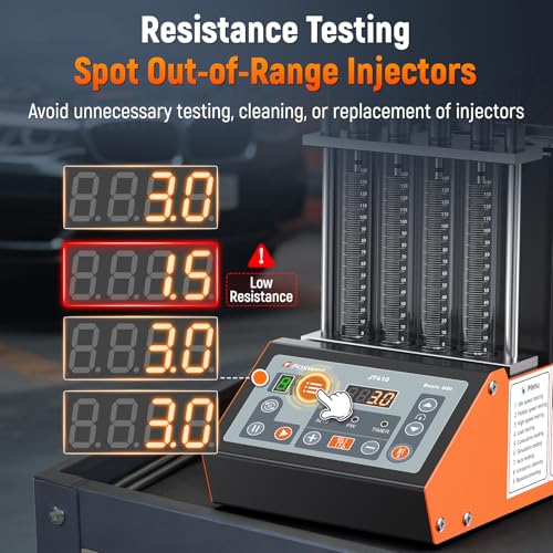 Image of FOXWELL JT410 Fuel Injector Tester & Cleaner Machine with Ultrasonic