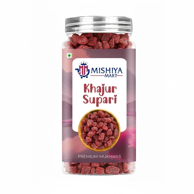 MISHIYA MART Khajur Supari 500gm| Traditional Date Palm Chew | Natural Digestive Supari Mix | Sweet & Crunchy After-Meal Mukhwas | Authentic Indian Soft & Healthy Mouth Freshener-image-26
