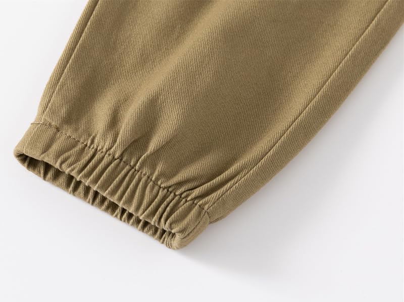 Meufam Toddler Baby Boys Solid Color 1 Pack Sweatpants Comfy Cotton Elastic Waist Trousers Active Jogger Pants2