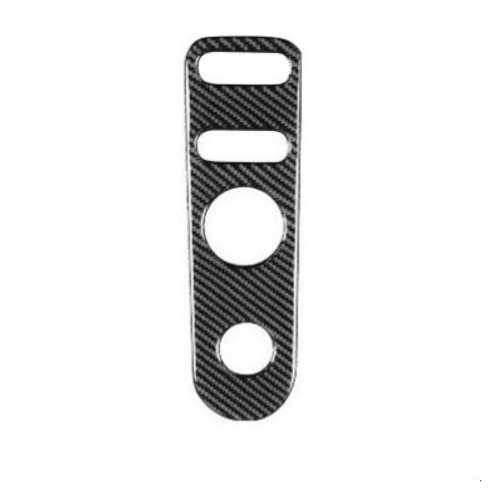 Car Trim Accessories for Seat for Leon for Altea 2005-2012 for Toledo 2005-2009 LHD RHD Car Door Lock Gear Real Carbon Fiber Sticker(Carbon Fibre)