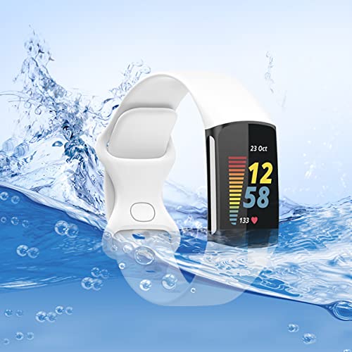 Honecumi CHARGE 5-WHITE-S Replacement Bands Compatible thumb #2