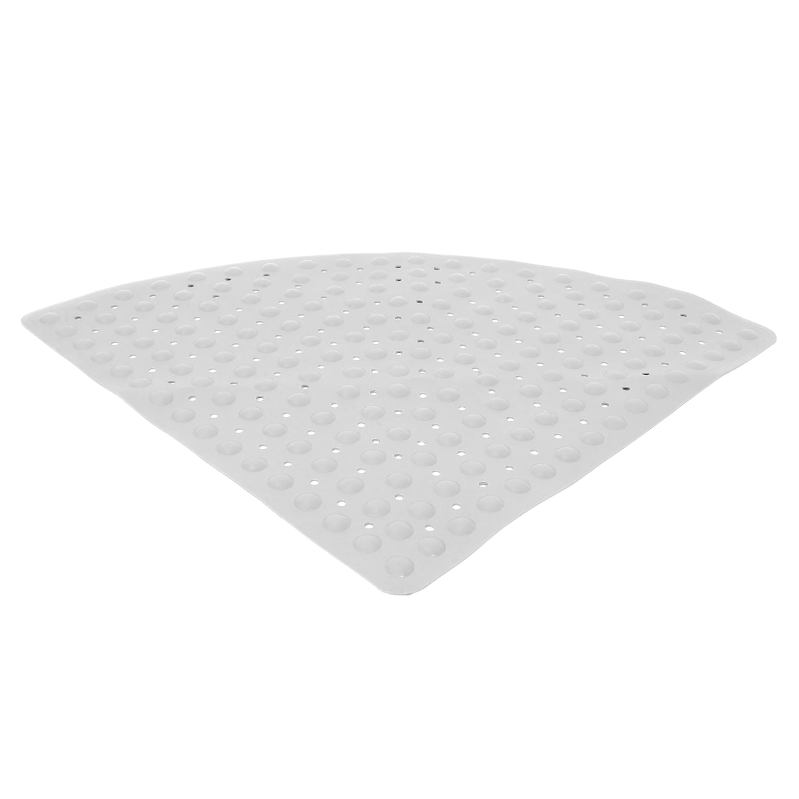 SOLUSTRE Elegant Bathroom Rug Non-Slip Mat Triangle Bath Runner Rug Soft Shower Mat for Tub Suitable for Elderly