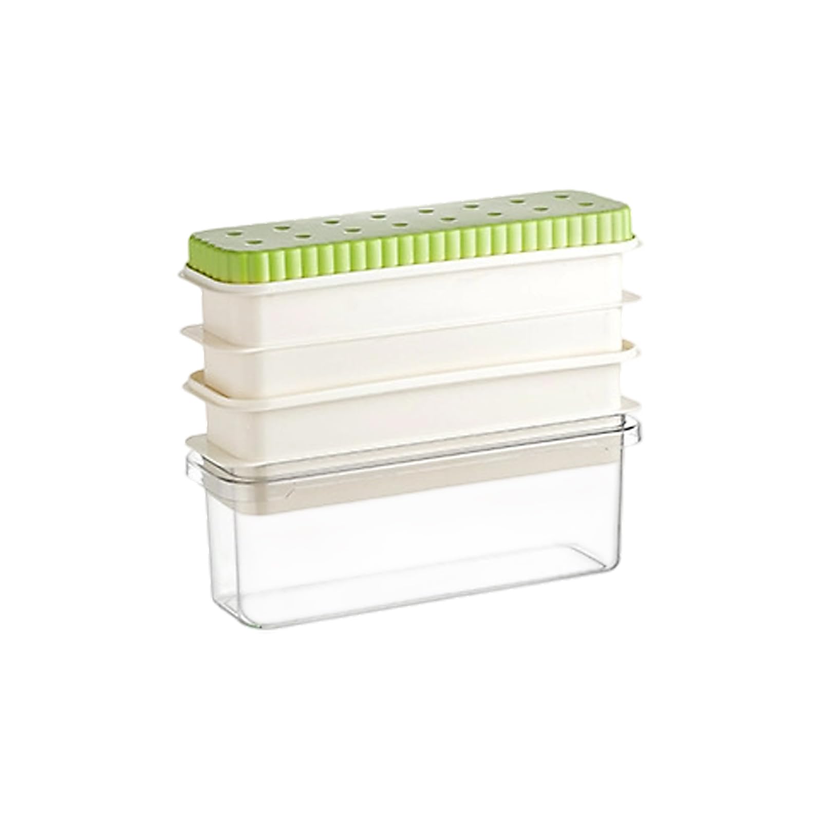 Kalttoy Ice Ball Maker Space Saving Fridge Storage Container Ice Ball Tray Molds for Home and Entertaining Large Tray