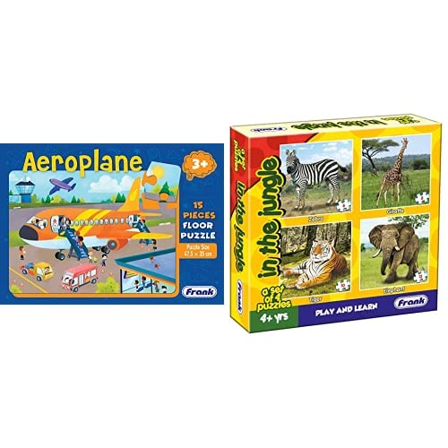 Buy Frank Aeroplane Floor Puzzle for 3+ Years, 15 Piece, Multicolour