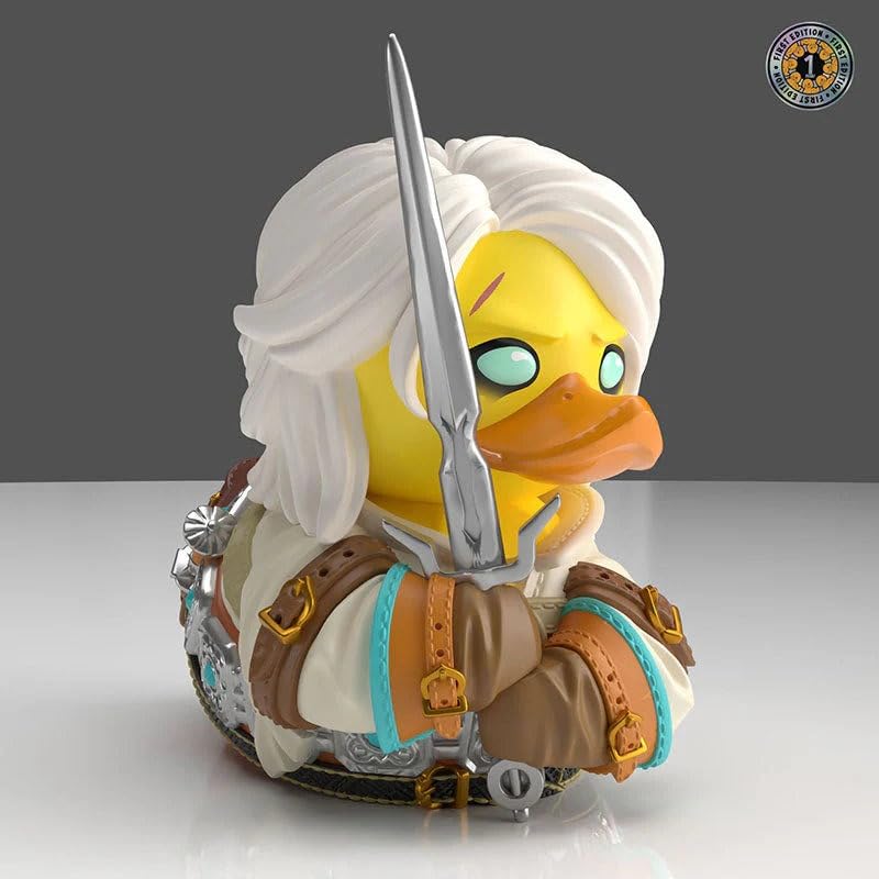 TUBBZ First Edition: The Witcher - Ciri Cosplaying Rubber Duck Vinyl Figure - Official Collectible for Fans of The Witcher - Image 4