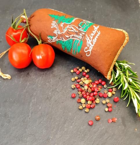Textildarm Hirschsalami Leinendarm Wildwurst Kaliber 55/21 VE 25 Stück