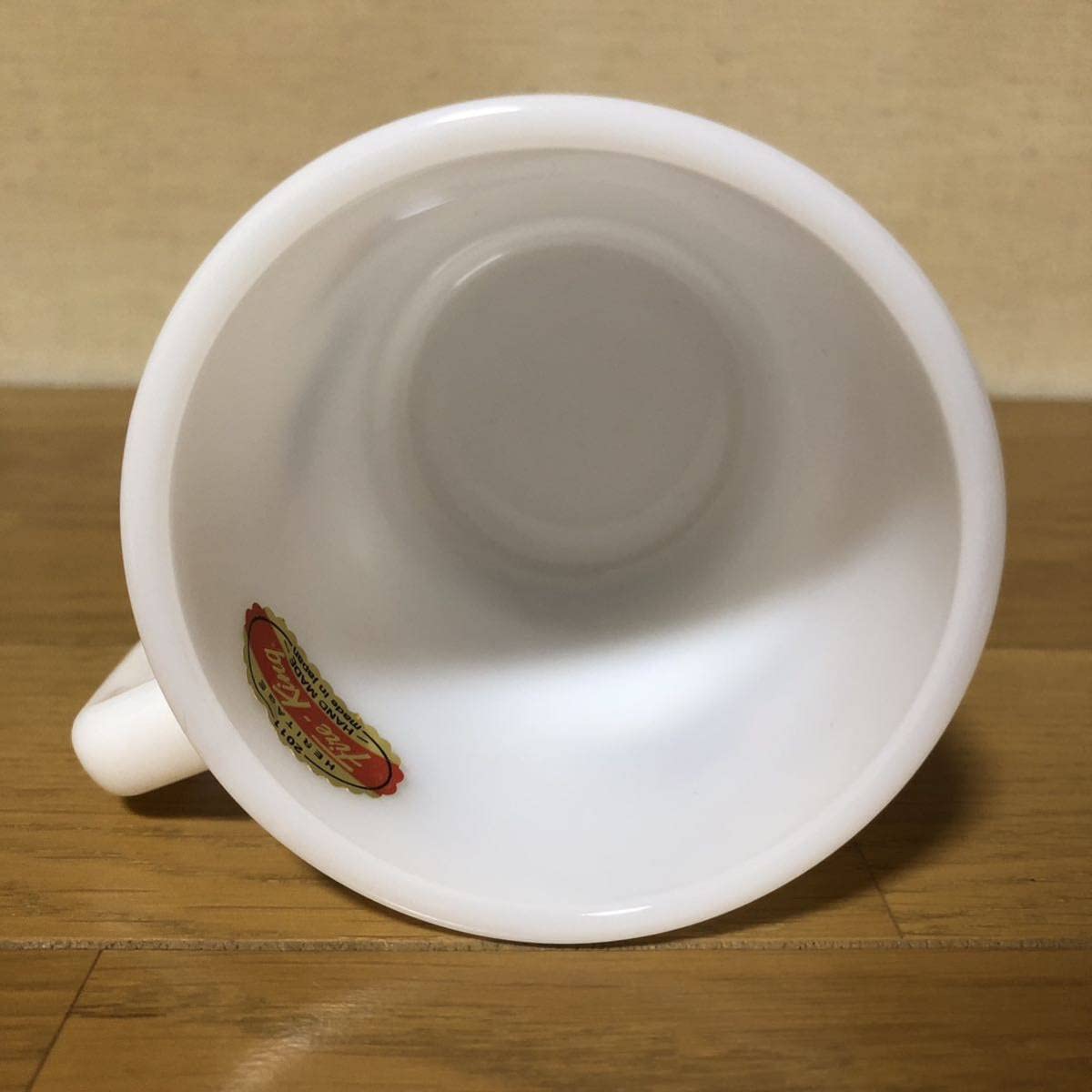 Fire-King - 【完売品】ファイヤーキング×木梨サイクル サイン マグカップ 木梨憲武 コラボ Amazon.co.jp: ファイヤーキング×木梨サイクル サイン