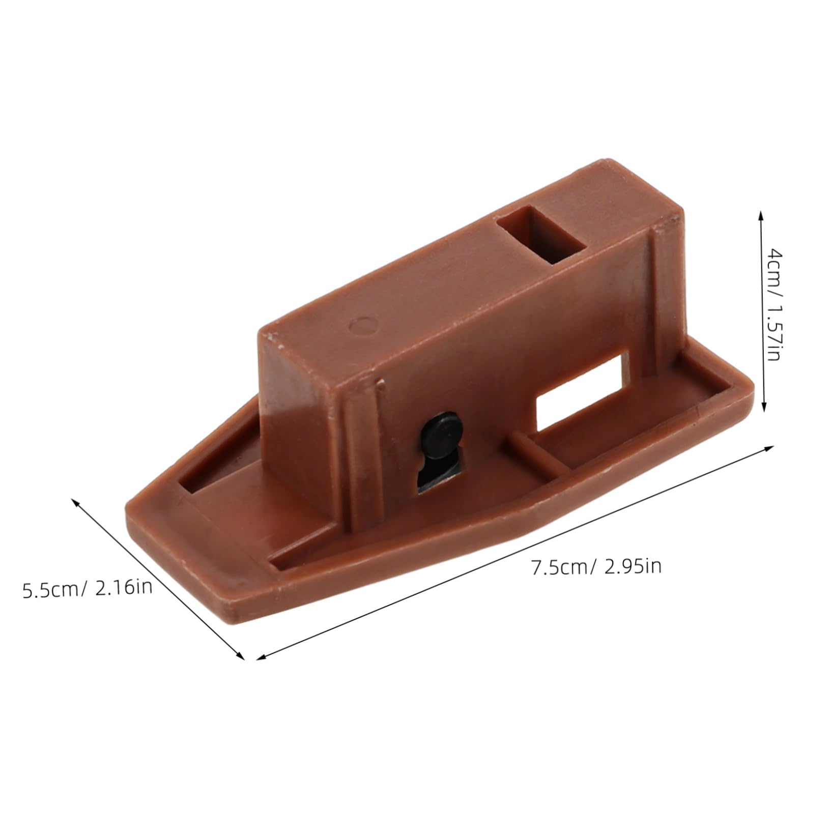 SEWACC 2 Sets Guides Stop Kit of Precision Drawer Slide Stoppers for Easy Installation and Maintenance Compatible with Various Furniture Drawer Slides