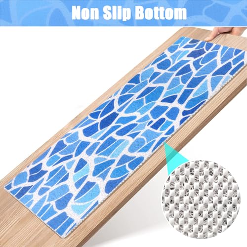 Shower Mat Non Slip, Extra Long Bath Tub Mat Non Slip Anti Mould 40x100cm - Image 2