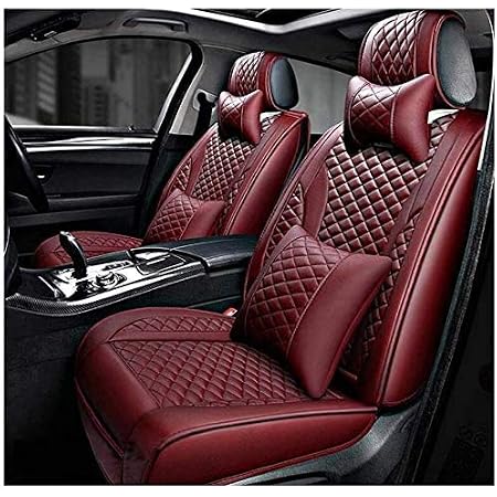 Amazon Fr Housse Siege Voiture Housse De Siege Auto Universelle Noire En Cuir Impermeable For Audi A3 A8 Q3 Q5 Rs4