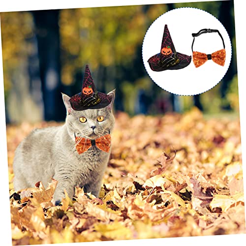 Disfraz Halloween para Mascotas con Sombrero y Corbata miniatura 5