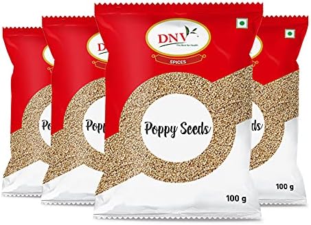 DNV Poppy Seeds, 200g | Indian Posto Dana | Khus Khus Posto | Whole Khus Khus | Posto Dana | Indian Posto Dana | Khas Khas | 100% Pure (Pack of 1)