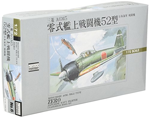 Micro Ace 1/72 War Machine Series Japan Navy Fighter Mitsubishi A6M5 Mitsubishi A6M Zero 52-inch Plastic Model No.6