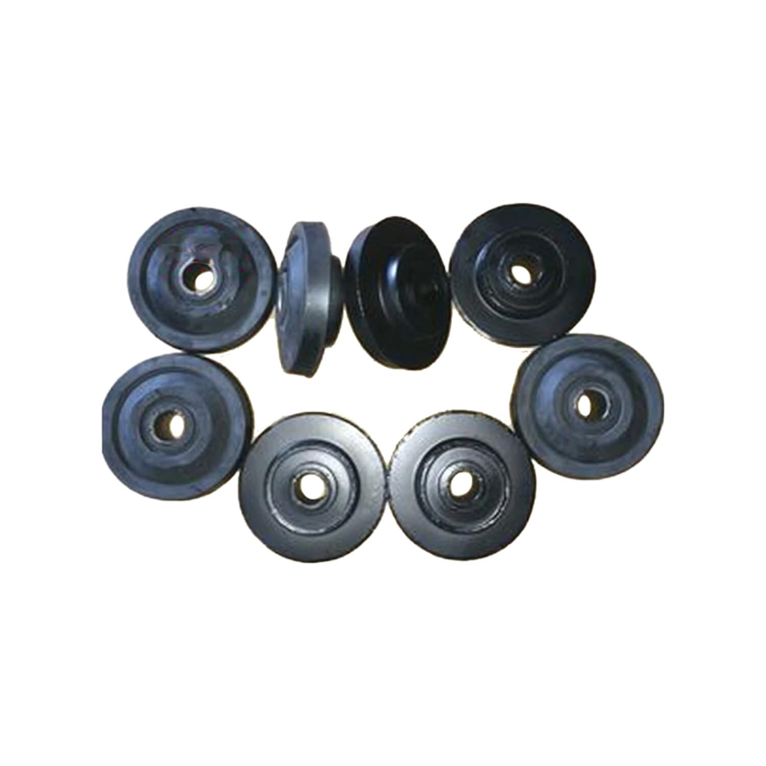Amortiguador de goma para montaje del motor, 8 unidades, compatible con excavadora Caterpillar CAT E320 E200B
