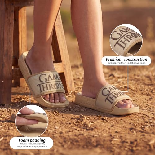 Image of YOHO Sliders for Women | Comfortable and Lightweight Slides | WB Cartoon & Comic Characters: Tom & Jerry, Big Bang Theory, Friends, Games of thrones and Wonder Woman Footwear for Girls