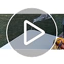 6FT Picnic Table Folding Table Camping Table Plastic Table Fold Up Table Lock for Party Event,White