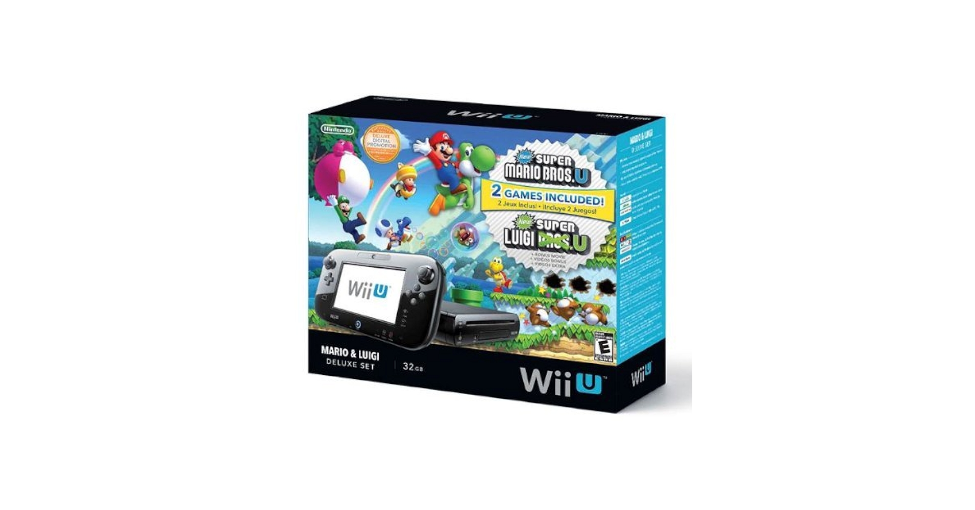 Amazon.com: Nintendo Wii U Deluxe Set: Super Mario Bros U