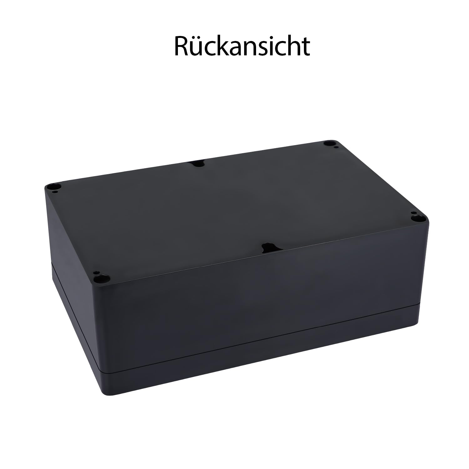 LeMotech Caja de proyecto ABS de plástico Caja de distribución IP65 Resistente al agua Cajas eléctricas Universal Caja Negra Tamaño exterior 230x150x85mm (1 pieza)