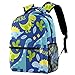 Sac à dos décontracté à motif dinosaure pour femme, sac à dos de voyage haute capacité, Multicolore 14
