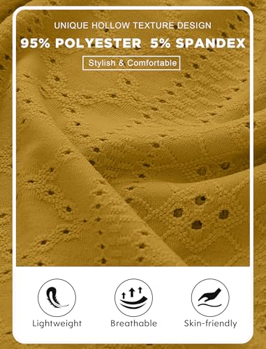 Vssjavun Mens Short Sleeve Button Down Shirts Casual Hollow Out Summer Beach Shirt