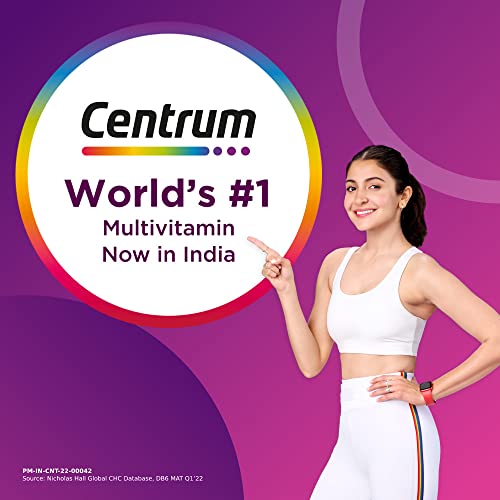 Centrum Women, World's No.1 Multivitamin with Biotin, Vitamin C & 21 vital Nutrients for Overall Health, Radiance, Strong Bones & Immunity (Veg)... - Image 4