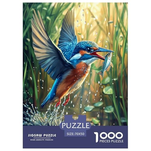 Puzzle imposible Kingfisher de 1000 piezas, un gran desafío artístico para adultos y niños