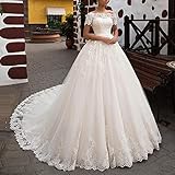 ★ A Line Design: Die Empire-Taille A Line Design Brautkleider für die Braut können den Körper verbergen, den Sie nicht zeigen möchten, ist toleranzstark, sehr stilvoll und auffällig und macht das einfarbige Kleid super elegant.