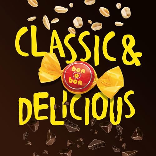 Bon o Bon Chocolate Bon Bons, Decadent Chocolate Truffles with a Creamy Peanut & Wafer Filling, 15g x 18 Bonbons - image 6