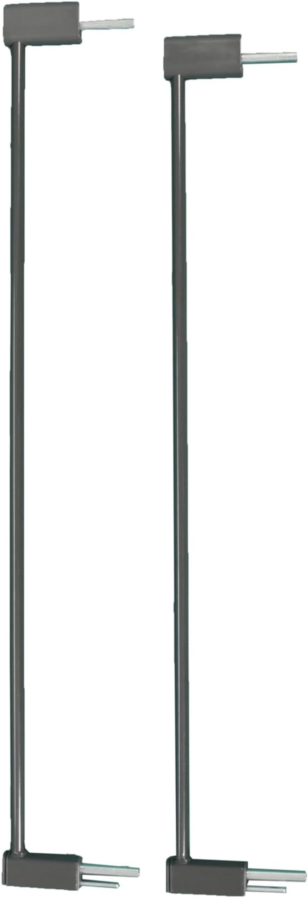 Qdos Designer Gate Extensions for Crystal and Spectrum Pressure Mount Baby Gates - Allows for use in Wider Door Openings - Each Extension adds 2.75" to The gate - Includes 2 Extensions | Slate