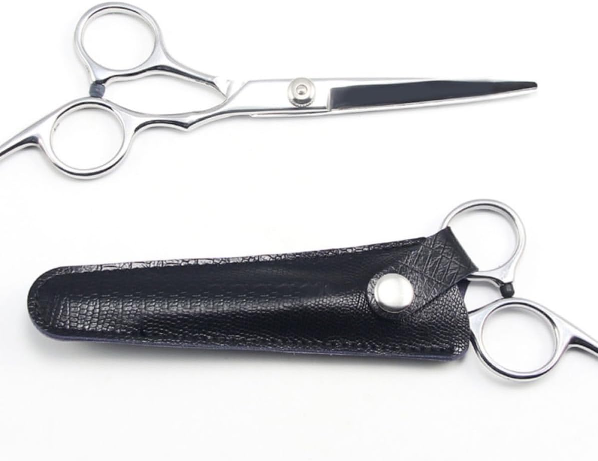 Stainless Steel Mustache Scissors Precision Beard Trimming for Home Travel