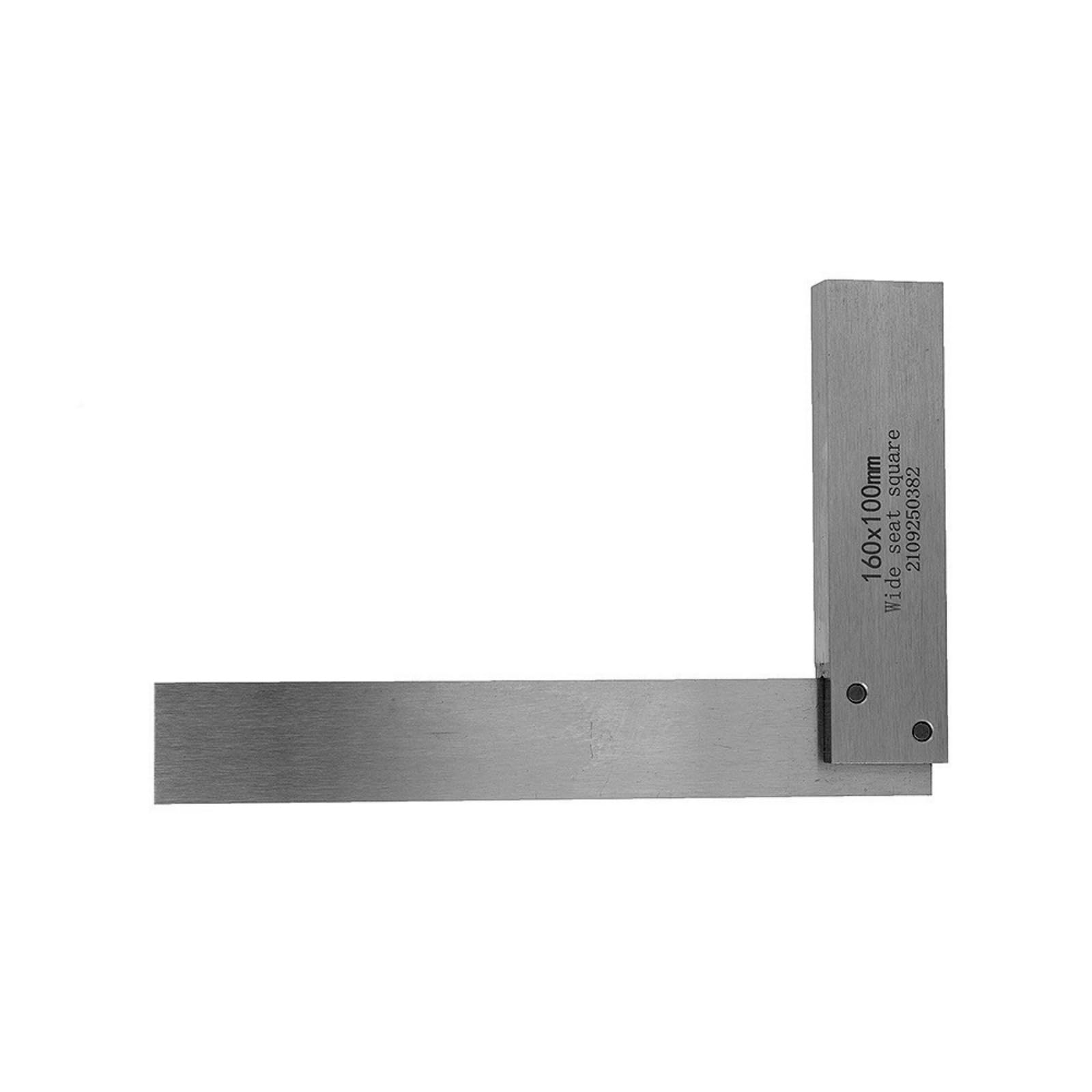 Precisions 90 Degree Right Angles Wide Seats Square Steel Angles Ruler Wide Base Square Precisions Measuring Tool