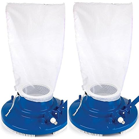 Aquatix Pro Premium Fine Mesh Bag Replacement with Pull & Lock Cord for Pool Leaf Vacuum, Leaf Eater, Leaf Catcher, Leaf Gulper, Leaf Bagger, Leaf Master, Universal Fit, 1 Year Warranty! (1) Cover