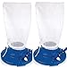 Aquatix Pro Premium Fine Mesh Bag Replacement with Pull & Lock Cord for Pool Leaf Vacuum, Leaf Eater, Leaf Catcher, Leaf Gulper, Leaf Bagger, Leaf Master, Universal Fit, 1 Year Warranty! (2)