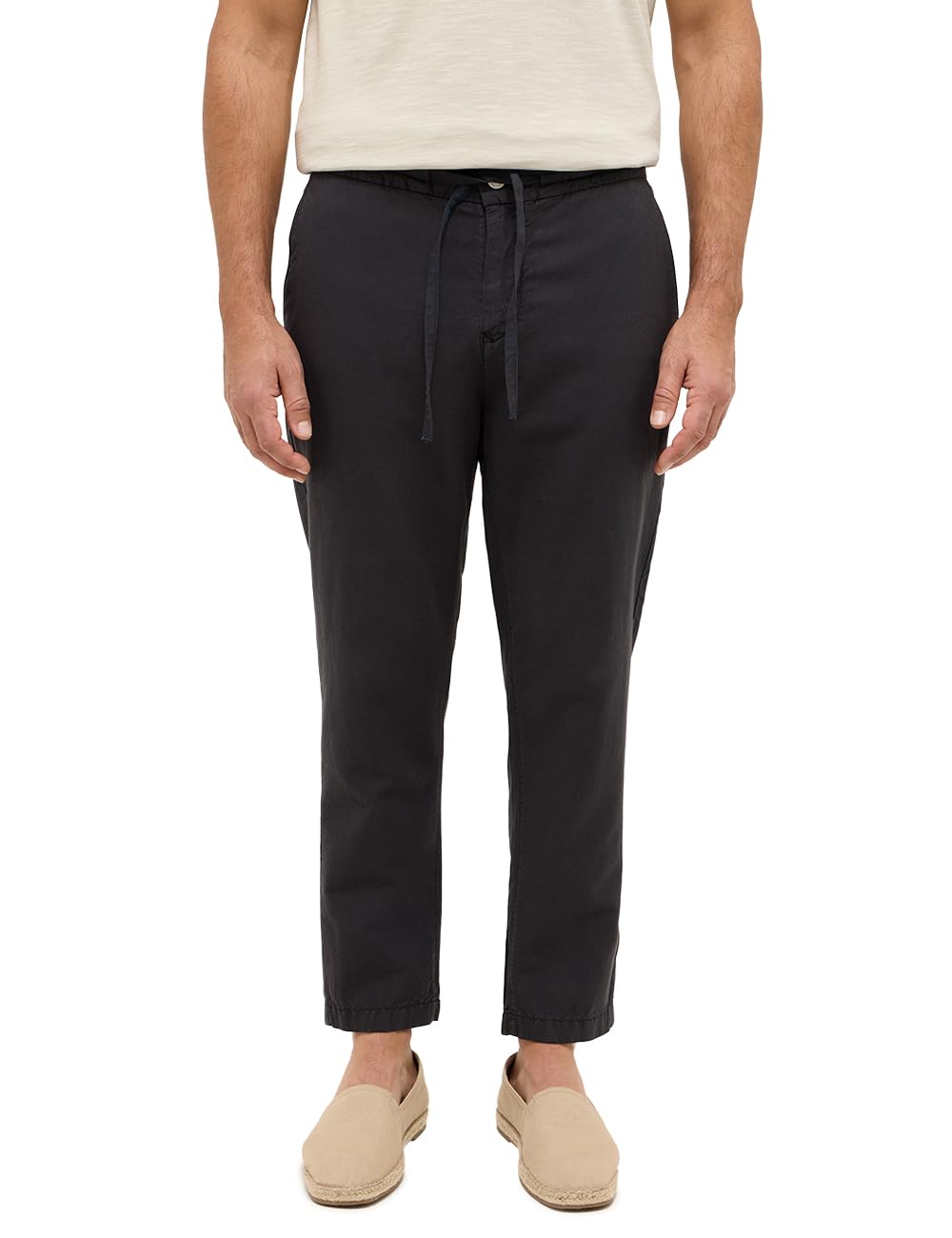 MUSTANG Style Milano Linen Jogger - Spodnie Mężczyźni