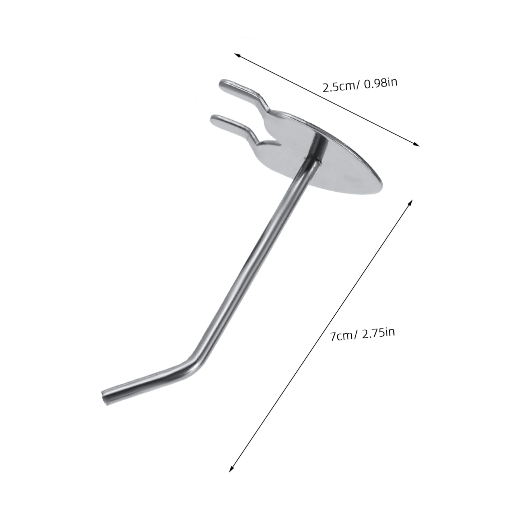 Cabilock Heart Shelf Hooks Set of 20 Iron Hooks for Display Exhibition Jewelry Shop